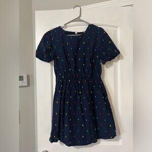Crown and Ivy polka dot dress with pockets